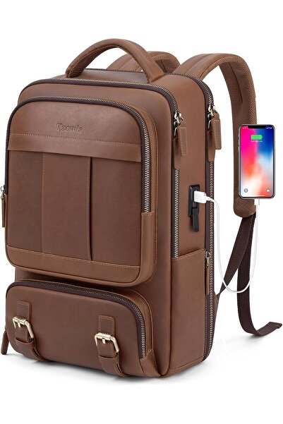 Tzowla Canvas Laptop School Backpack for Men Women