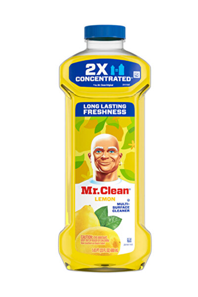 Mr Clean سائل منظف متعدد الأسطح برائحة الليمون المركزة (عبوتان) 680 مل