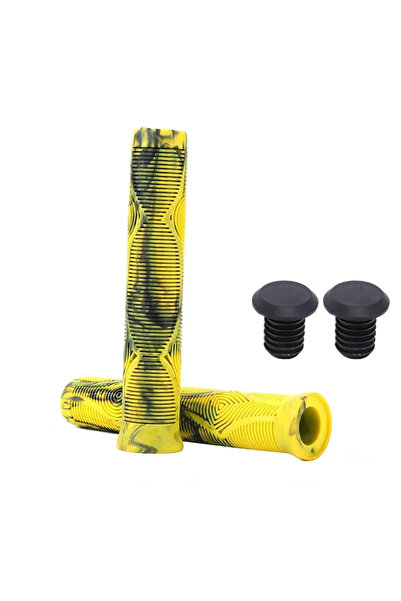 Choice RUBBER-YELLOW ODI Silicone Bicycle Handlebar Grip 160mm Extended MTB C...