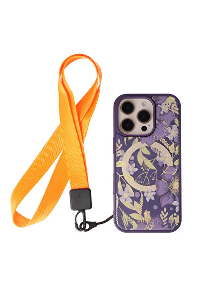 SEP Snur textil Lines pentru telefon mobil Portocaliu