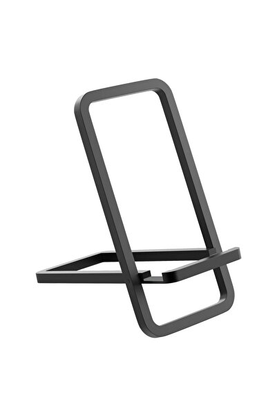 Choice حامل هاتف محمول أسود لسطح المكتب حامل كسول قابل للطي بجانب السرير داعم...