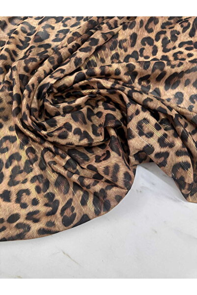 ipekkumaş Leopar Desen SimLi Dokuma Şifon Kumaş Yumuşak Dökümlü ÜRÜNÜMÜZ ADET...