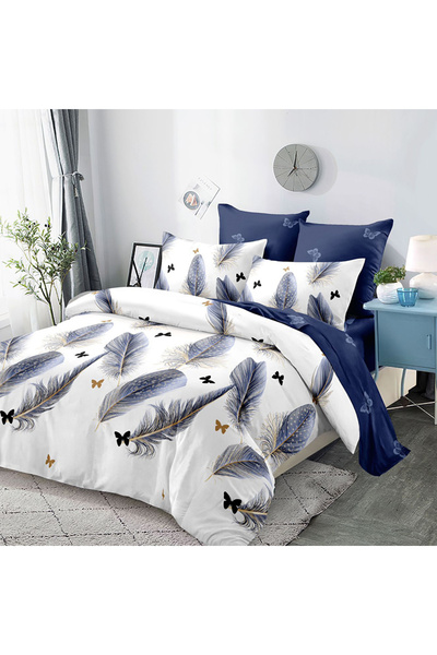 Pucioasa Bed linen for double bed 2 people Pucioasa, 6 pieces, Finet, DREAM-0239