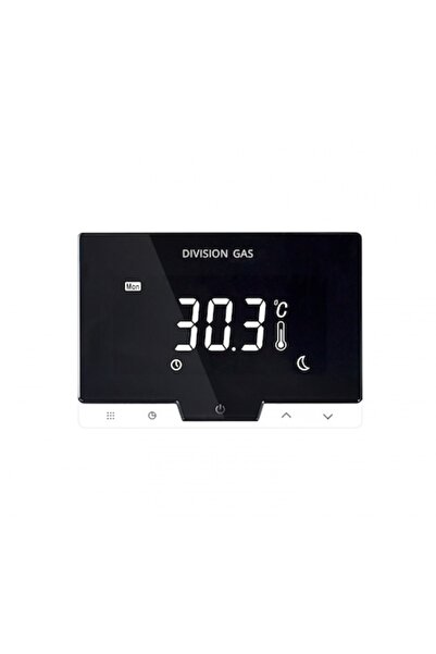 Division Gas Termostat ambiental cu control prin internet (Tuya Smart) DG19 WI-FI, negru