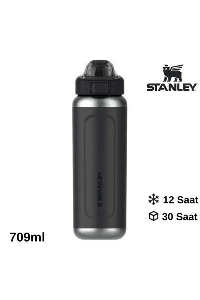 Stanley Wellspring Bottle 0,70 Lt Kilitli Kapak Matara SİYAH