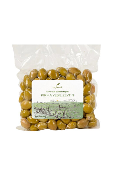 Zeytinseli Zeytincilik Zeytinseli Vakumlu Yeşil Kırma Zeytin 1 kg