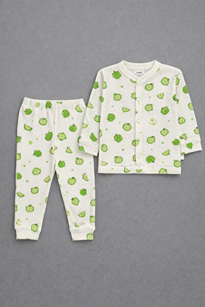 mini&sweet Baby Girl Set Cotton Printed Long Sleeve Bottom Top