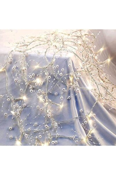 The Bros أضواء سلسلة خرز اللؤلؤ المحيطي لعيد الميلاد، بطول 10 أقدام، 30 مصباح...