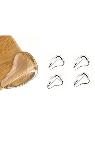 Choice واقي زوايا طاولة سيليكون ناعم وشفاف للأطفال على شكل قطرات - 4/10/16 قطعة