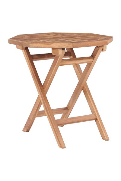 vidaxl Folding Garden Table 45x45x45 cm Solid Teak Wood