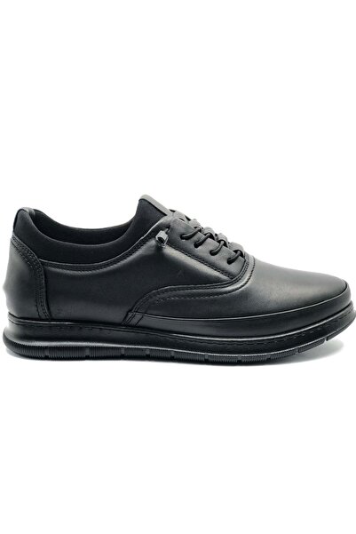 KCMN Dropland 7863-1 Genuine Leather Men's Casual Shoes Black