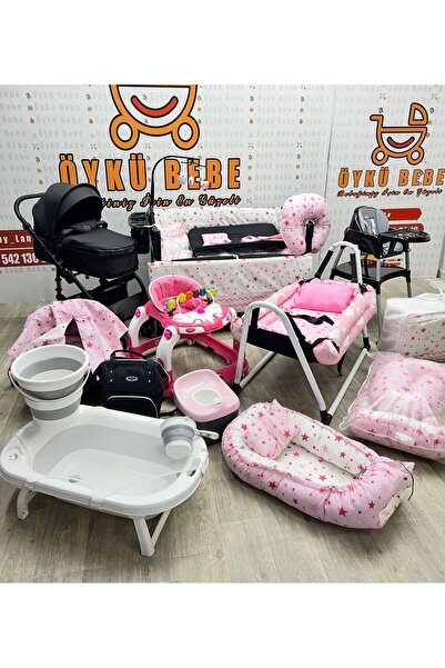 ÖYKÜ BEBEK DUNYASI Prenses Yeni Doğan Bebek Çeyiz Seti Full Set (Kız Bebekler...