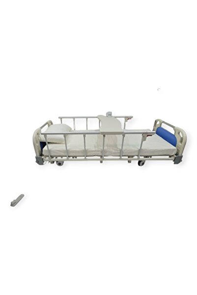 zidmed سرير رعاية طبية واسع فائق الانخفاض من زد ميد مع طاولة ومرتبة ومخدة ومل...