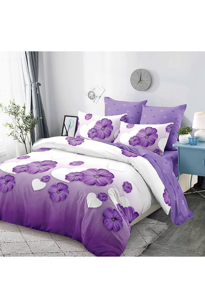 Pucioasa Bed linen for double bed 2 people Pucioasa, 6 pieces, Finet, DREAM-0254