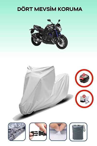 Breen Gray Rear Bag Lock Incompatible Yamaha Fz8 Abs Compatible Motorcycle Ca...