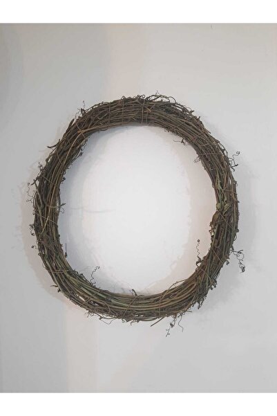 ksndizayn El Yapımı Doğal Dallardan Kapı Duvar Çelengi 30 cm