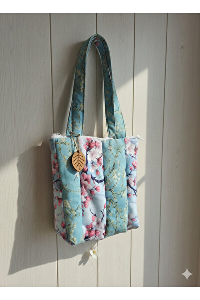 Calliopia VAN GOGH BADEM AĞACI VE SAKURA ÇİÇEKLERİ TABLO DETAYLI EL ÇANTASI Ş...