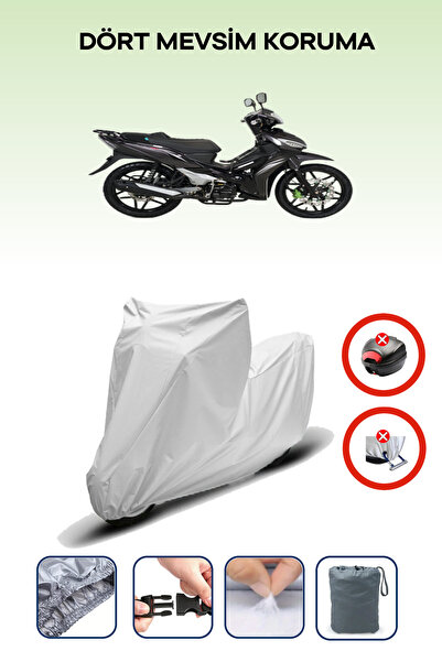 Breen Gray Rear Bag Lock Incompatible with Kuba Easy Pro 50 Compatible Motorc...