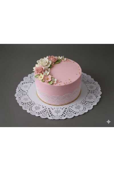 Okumuş Home Dolphin Dantel Kağıt Sunumluk Tabak Altlığı Servis Altlığı 30 cm ...