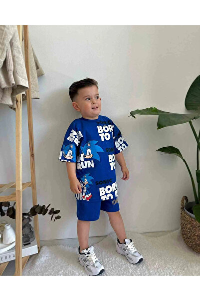 1way طقم ولادي كاجوال سونيك