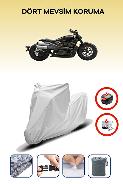 Breen Gray Rear Bag Lock Incompatible Harley-Davidson Sportser S Compatible M...