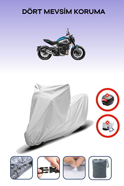 Breen Grey Rear Bag Lock Incompatible Cfmoto 700Cl-X Heritage Compatible Moto...
