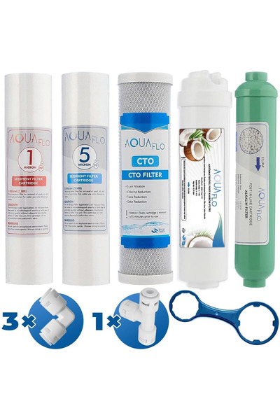 AQUAFLO Açık Kasa Su Arıtma Cihazı 5li Alkalin Filtresi (AK-5-ALK)