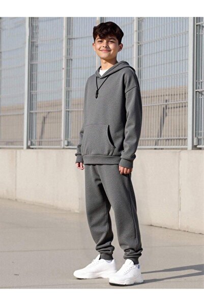 DAXİS Sportwear Company ΠΑΙΔΙΚΟ ΦΟΥΤΕΡ ΜΕ ΚΟΥΚΟΥΛΑ / ΦΟΡΜΑ ΜΕ ΛΑΣΤΙΧΕΝΙΑ ΜΑΝΙΚΙΑ