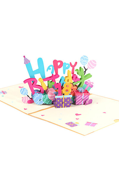 Al Aoyama بطاقة معايدة ثلاثية الأبعاد منبثقة للأطفال والرجال والنساء، من تصمي...