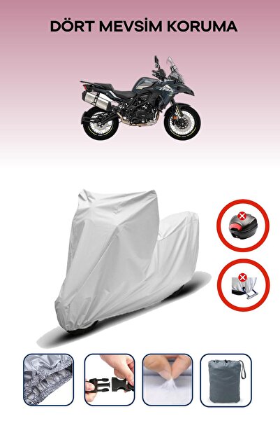Breen Gray Rear Bag Lock Incompatible Benelli Trk 502X Compatible Motorcycle ...