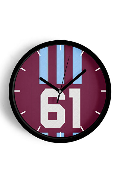 JHAAR Fan-Themed Decorative Wall Clock – Modern Design - 42cm - Black Case wi...