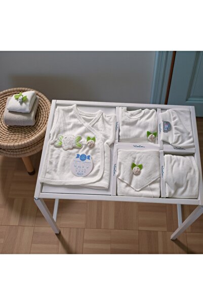 Ercahome tekstil ملابس أطفال بنات 100% قطن، 8 قطع، إصدار المستشفى