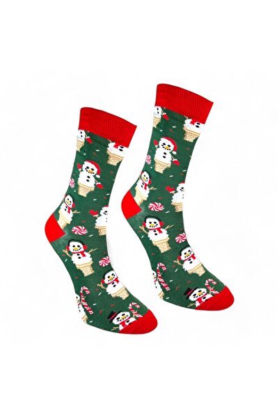 Zlato Unisex Christmas Socks Green