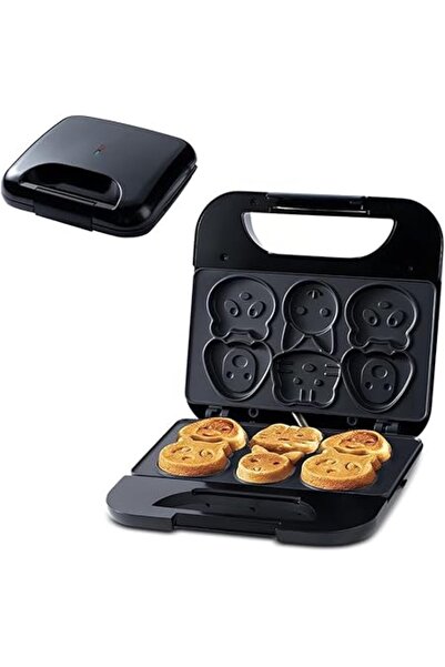 RADIOTRONICS Animal Waffle Maker Make 6 Different Cat Dog Shaped Pancakes Electric Non-stick Waffler on Fun Break