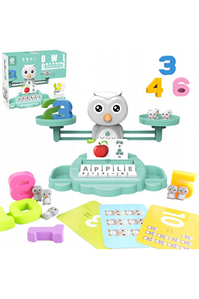 Matadi Balanta educationala cu activitati Owl Invatam numerele