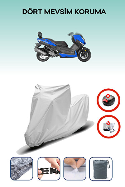 Breen Gray Rear Bag Lock Incompatible Yuki T9 Strom 125 Compatible Motorcycle...
