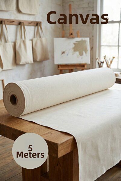 Morlay Canvas Fabric, Suitable for Making Bags, Canvas, Punch, Embroidery, Tarpaulin and Sunshade Width: 170cm