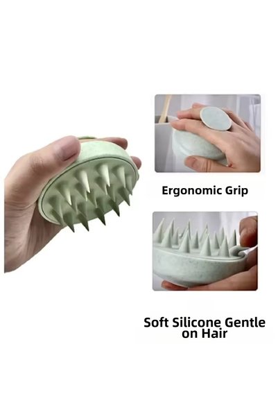 Artnest 4 Pieces Silicone Hair Massage Comb, Comb That Massages the Scalp, Hair Care Cleaning Comb