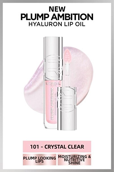 L'Oreal Paris Plump Ambition Hyaluron Lip Oil Besleyici și Nemlendirici Dudak...