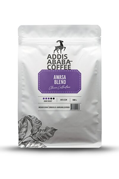 Addis Ababa Coffee خلاط أوهاسا - 1000 جرامحزمة ملابس Awasa