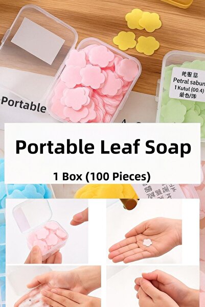 Hayveys 100 Sheets Perfumed Melting Mini Paper Soap Hand Soap Bag Size Hygiene