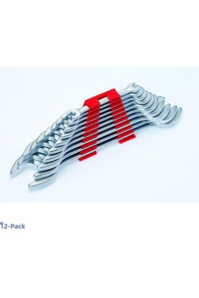 İzeltaş Izeltaş0100002112 طقم مفاتيح ذو فمين قصير 12 قطعة 6-32 مم