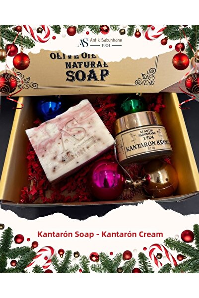 AS ANTİK SABUNHANE 1924 مجموعة صابون نبتة سانت جون وكريم نبتة سانت جون