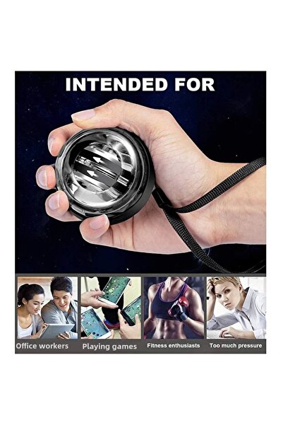 OSKA GLOBAL Gyro Ball Hand Wrist Exerciseball Automatic Gyroscope Arm Force F...