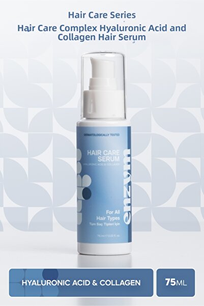 ENZYM COSMETICS سيروم للشعر بحمض الهيالورونيك والكولاجين 75 مل (إصلاح، ترطيب)