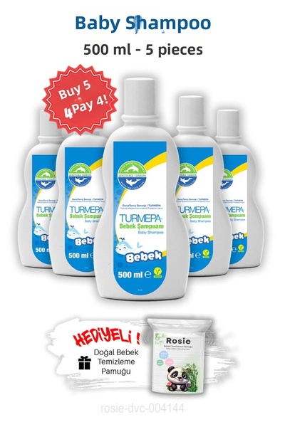 Turmepa Buy 5 Pay 4 Baby Shampoo 500 ml and Rosie