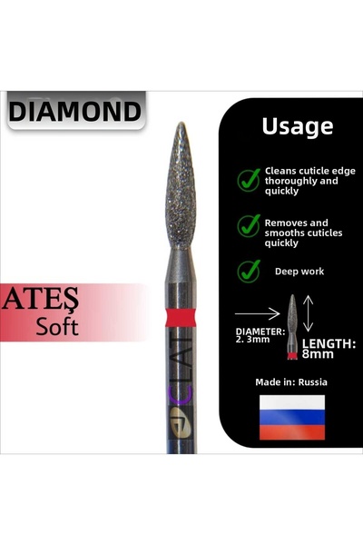 ECLAT رأس تشكيل لحام فريزر ماكين 2.3 مم (أحمر حاد)