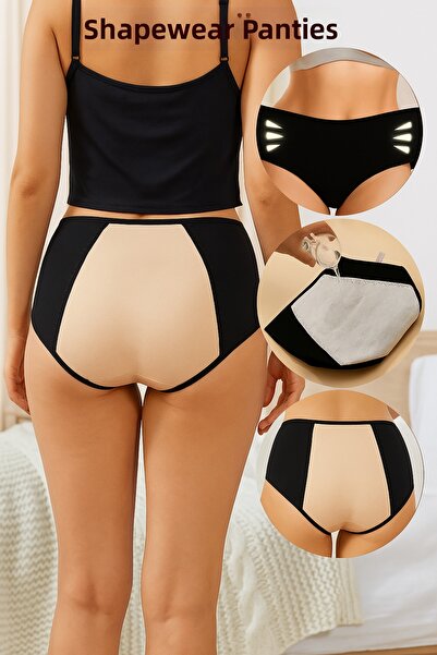 Sh Mağazacılık Chiloți menstruali NoLeak negri, rezistenti la scurgeri, potri...