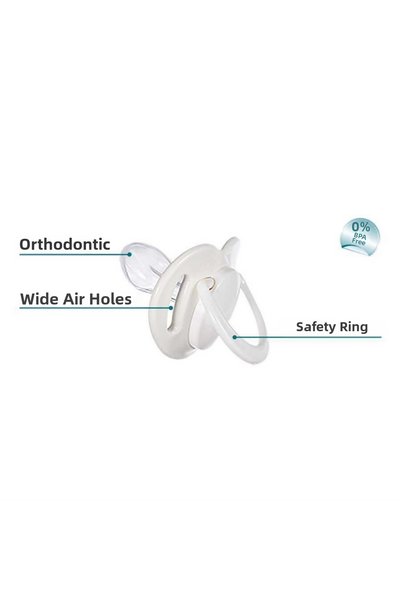 ÖZ EDA Eda Bebe Code 130 (6 Pieces Silicone Orthodontic Pacifier Number 3)