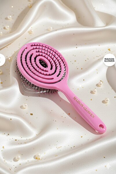 MAISON GLOWEN فرشاة شعر احترافية ثلاثية الأبعاد لفك تشابك الشعر